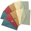 Gift Wrap 10 Pcs Colorful Decor Replacement Small Envelope Western Style Writing Papers Kraft Card Holder Bride