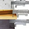 Vernier Calipers 0-200mm 300mm 400mm 500mm rostfritt stål Parallellmarkering Vernier Caliper Marking Mauge with Carbide Scriber Marking Gauge Tool 230807