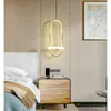 Pendant Lamps PostModernism Led Lights Living Room Decoration Bedroom Bedside Lamp Minimalist Home Decor Golden Chandeliers Fixtures