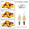 Altro Giardino domestico Retro Edison E27 E14 Lampadina a filamento LED Lampada 220V240V Luce C35 G45 A60 ST64 G80 G95 G125 Candela vintage in vetro 230807