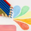 Boyama kalemleri 12pcsbox profesyonel renkli kalem çizim set okul sanat malzemeleri altın kırmızı mavi siyah dört renk isteğe bağlı 230807