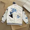 Herenjassen 2023 Baseballjack Lois designer Herenjassen Varsity Dier Letter Handdoek Borduren Bloemen Baseballjack Koppels Damesjas Uitloper