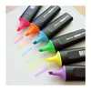 Markers S600 Highlighter Waterproof Drawing Pen Art Markers Pen Pen Not Easy Fade Highlighters Fluorescent Bright Color Drop 230807