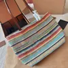 2023 Women Handbags Straw Woven Bag High Quality Large Capacity Tote Shoulder Bags Women Shopping Tote Bags Handbag Purse