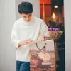 Męskie swetry Koreańskie swetr mężczyźni zimowi jesień Pull Homme 2023 Slim Fit Knitted Turtleck Pullover Man Sweter Casual Ubrania Hiver W07