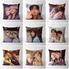 Подушка корпус рульджи Kpop Picture Custe Cushion Couck Coush лента льняная льняная персина Pet PE PO Design PillowsLip подарок 230807