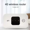 Routeurs Déverrouiller le routeur WiFi 4G Lte 150Ms Modem MiFi sans fil portable 2800mAh haut débit mobile avec emplacement pour carte Sim Pocket spot 230808