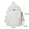 Sacs d'école EnoPella Mode Femmes Sac À Dos En Nylon Étudiant Hommes Noir Filles Mochila Mignon Bookbag Pour Adolescent Sac À Dos 230807