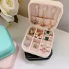 Jewelry Boxes Organizer Display Box Travel Portable PU Leather Storage Earring Ornaments Necklace Holder Wholesale 230808