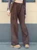 Pantaloni da donna s Estate Streetwear Moda Cargo Donna Strappy Vintage Casual Baggy Donna High Street Stile coreano 2023 230808