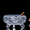 Glass Ashtray European-Style Crystal Creative Fashion Personality Living Room Bedroom Office Ktv Hotel Ashtray HKD230808