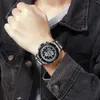 Skmei Watch Men Dual Time Fashion Luminous Digital T nadgarstka alarm Chrono Wodoodporne zegarki sportowe ze stali nierdzewnej 1499