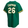 2024 Baseballtröjor Rickey Henderson Reggie Jackson Dany Jimenez Khris Davis Esteury Ruiz Nick Allen Brent Rooker Seth Brown Men Women Kids Jersey Custom