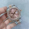 36 mm U1 High Quality Automatic Movement Women Watch Red Face Sapphire Crystal 316 Stainless Band Watch249R