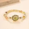 Strand Sunstone Natural Agate Niche Design Bracelet Lady Gift Joyas de Pulsera