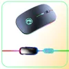 Mouse wireless Bluetooth RGB ricaricabile per computer wireless silenzioso retroilluminato a LED gioco ergonomico per laptop PC3841581