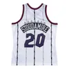 Jason Kidd Net Vince Carter New Jersey Basketballtrikot Throwback Grau Größe S-XXL