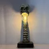 Other Event Party Supplies 3D Statue Halloween Skull Skeleton Lamp Horror Table Light Creative Party Ornament Prop Home Bedroom Decoration Scary Props 230808