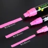 Marcadores Haile 8Colorset Highlighter Fluorescent Marker canetas apagável giz 56810mm papelaria para redação LED Pintura de quadro Pintura de graffit 230807