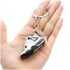 Shoe Parts Accessories Fashion Creative Mini 3D Basketball Shoes Keychains Stereoscopic Model Sneakers Enthusiast Souvenirs Keyring Car B