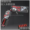 Gun Oyuncakları 1 PCS Yükseltilmiş Secondgenation IC380 Lifecard Katlanır Oyuncak Toys Tabanca Kart ADTS Boys Dhdfo için Yumuşak S alaşımlı çekim Modeli