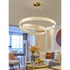 Chandeliers Art LED Pendant Lamp Light Chandelier Living Room Postmodern Luxury Crystal Main Bedroom Nordic Simple Atmosphere 2023