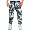 Calça masculina longa camuflagem militar leve 2023 masculino cargo casual respirável verão calças soltas