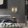 Wandlamp Postmodern Messing Binnen Luxe Retro Achtergrond Schansen Salon Slaapkamer Gangpad Kristal Sfeer Licht Veranda