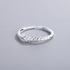 Cluster Ringen 2023 Goud Zilver Kleur Ontwerp Blad Rijst Oor Verstelbare Ring Vrouwen Lady Vintage Party Banket Hand Sieraden gift