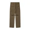 Rkek 2023 mode hommes pantalons multi-poches pantalons vêtements de travail marque Carhart Wip cinq points vérifier coton salopette