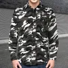 Men's T Shirts Mens Outdoor Leisure Printed Tooling Camouflage Long Sleeved Shirt Jacket