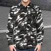 Camisetas de hombre para hombre, ocio al aire libre, estampado, herramientas, camuflaje, camisa de manga larga, chaqueta