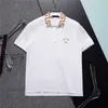 자수 헤드 로고 남성 폴로 셔츠 짧은 슬리브 티셔츠 느슨한 여름 단단한 반 소매 티셔츠 캐주얼 남자 상단 아시아 크기 m-3xl