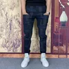 Men's Pants 2024 Six-pocket Checkered Casual Fashion All-match Elastic Color Matching Small Feet Harem