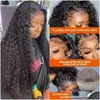 Lace Wigs 40 Inch Krullend 13X4 Front Menselijk Haar Pruik Braziliaanse Voor Vrouwen Diepe Golf 13X6 Hd frontale Pre Geplukt Drop Levering Producten Dhfdv