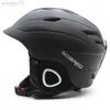 Cascos de esquí Casco de esquí para adultos al aire libre Ultraligero PC + EPS Hombres Mujeres Casco de esquí Invierno Cálido Seguridad Deportes de nieve Snowboard / Casco de monopatín HKD230808