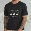 Herr t-skjortor söta djurtryck t-shirt y2k män/kvinnor förlorar all-match besättningshals bomull kort ärm sommarvatten varumärke överdimensionerad topp