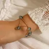 Strand Lacteo À La Mode Gradient Craquelé Acrylique Perles Bracelet Pour Femmes Perlé Charme Bracelets Partie Dames Cadeaux Esthétique Bijoux