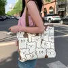 Umhängetaschen, Canvas-Tasche, Damenmode, großes Fassungsvermögen, Handtasche für Studenten, Umhängetaschen, stilvolle Handtaschen