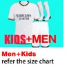 23 24 Sport Afslanken Mannen Kid KITS Voetbalshirts VINI JR BELLINGHAM 2023 2024 RODRGO Arda Guler THUIS Camiseta de Futbol Uniform Mbappe Real