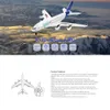 ElectricRC Aircraft WLToys XK A120 RC Płaszczyzna 3CH 2.4G EPP Remote Control Machine Airplane Stałego skrzydła RTF A380 RC Model samolotu Zabawek zewnętrzny dla dzieci 230807