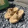 Zomer Decoratieve Sandalen Vrouwen Nieuwe Boog Clip Teen Sandalen Dragen Mode Hanger Kleine Beer Flip Flop