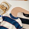 Hoodies Sweatshirts Cotton Striped 2023 Spring Autumn Children Boys Casual Pullover Toddler Wear Sport Tops Kids Clothes For 1 8Y 230807