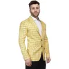 Comfortabele smoking voor heren Slim Fit Groom Wear Business Office Prom Notched Revers Jacket Custom Made Only Blazer