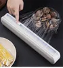 Andra köksverktyg Fixing Foil Cling Film Wrap Dispenser Food Cutter Plastic Sharp Storage Holder Tool Accessories 230807