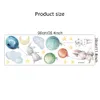 Adesivi murali Simpatici conigli volanti adorabili Palloncini Luna Stella Nuvola Decalcomania rimovibile per bambini Nursery Baby Room Decor Poster Murale 230808