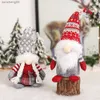 Natale Gnomo senza volto Bambola Buon Natale Decorazioni per la casa 2023Cristmas Ornament Christmas Home Navidad Ornament Gifts L230620