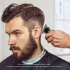 Prezent na Dzień Ojca: Naładalny elektryczny klipel do włosów z wyświetlaczem na głowie oleju LCD do wycinania włosów w stylu retro!