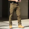 Pantaloni da uomo 2023 Unique Special Forces Fans Tuta Stretch Traspirante Tattica Tasca Multi Cerniera Frontale Giacca Casual da Esterno