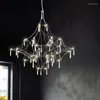 Chandeliers Modern Crystal Chandelier For Dinning Room Decoration Supension Hanging Light Nordic Designer Living Lamp